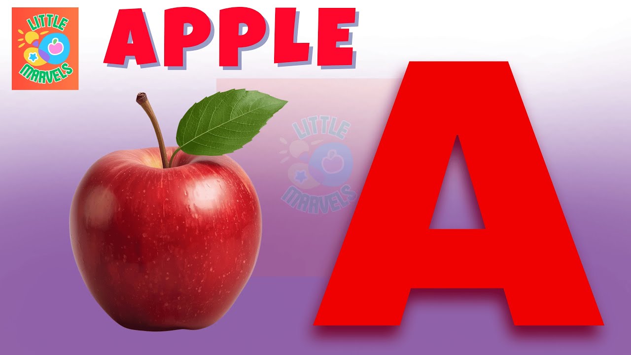 🌈🎩 ABC Phonics Song - A is for Apple 🍎 | Nursery Rhymes in English