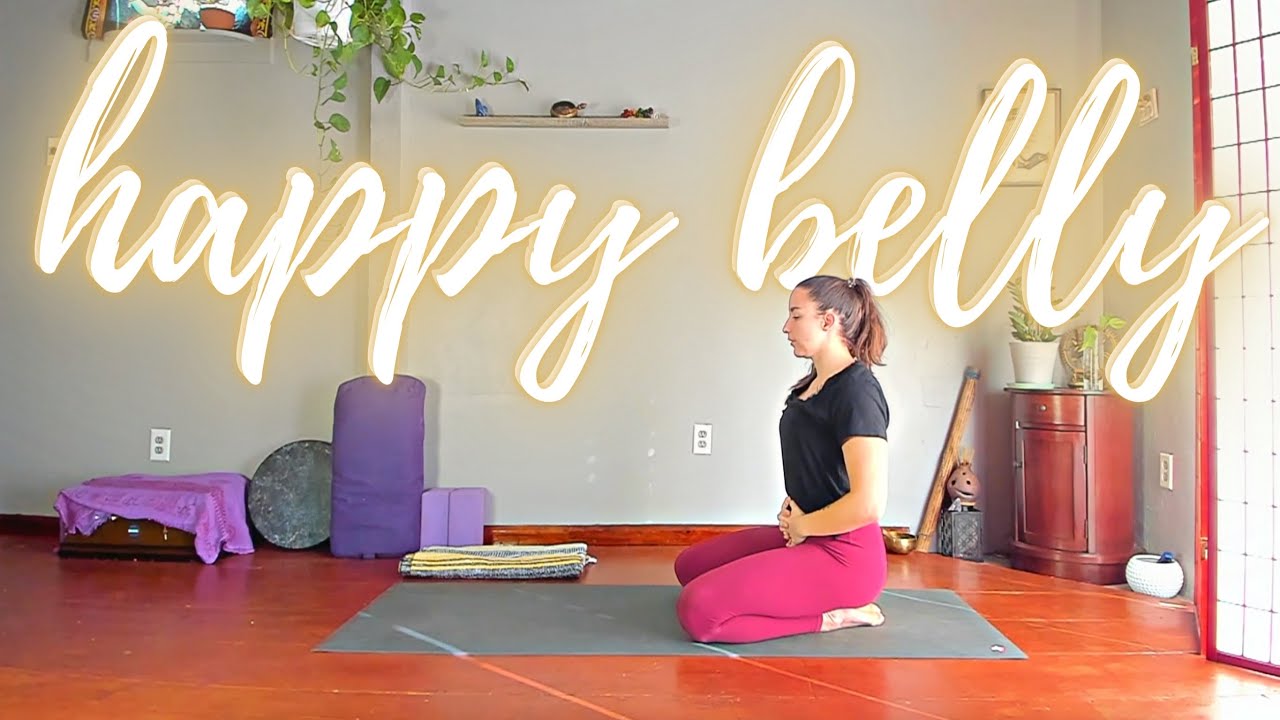 😄 Happy Belly Yoga for Abdominal Wellness | Release Fascia + Improve Digestion