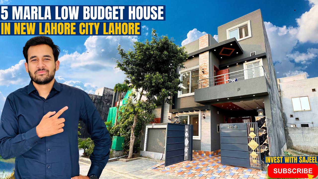 5 Marla Low Budget House in NEW LAHORE CITY