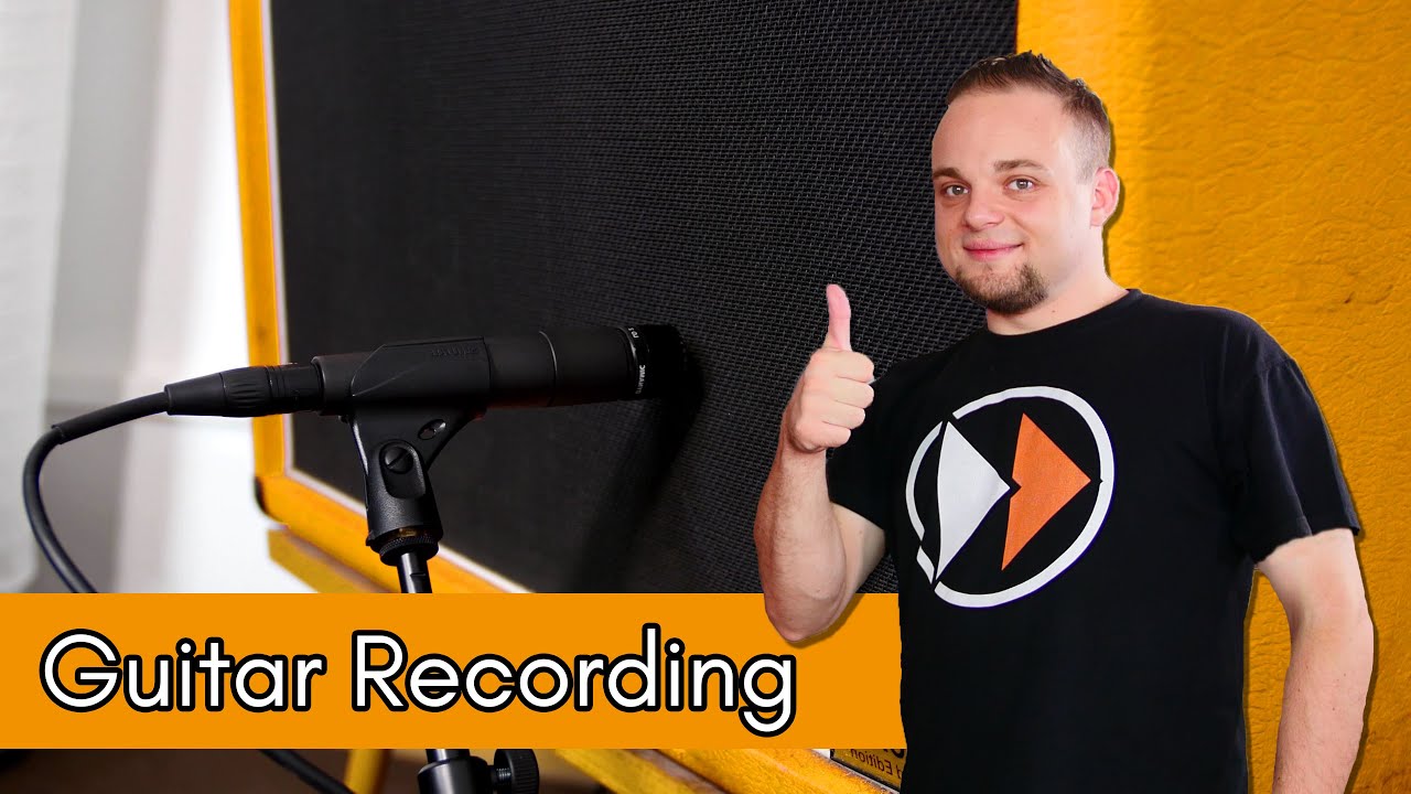 How To Mic An Amp For Recording - Recording Clean Electric Guitar - Mic Placement - #faTutorial [5]