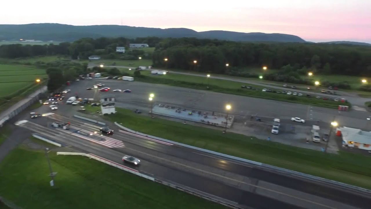 Island Dragway Great Meadows, NJ Test and Tune Drone footage June 19, 2015