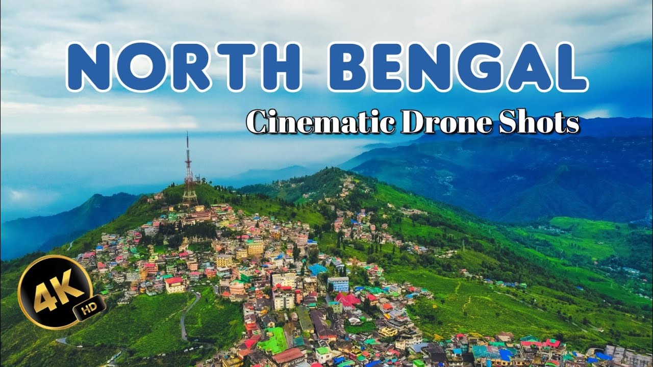 North Bengal Drone View || DJI Mini 2 Cinematic Drone Shots || Darjeeling #droneshots