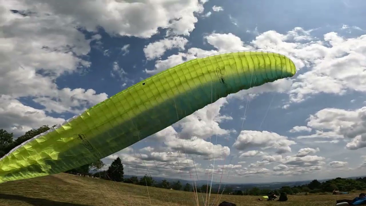2023 07 06 Paragliding Kozákov .. nice flyable day .. 3rd XC .. finally Trosky