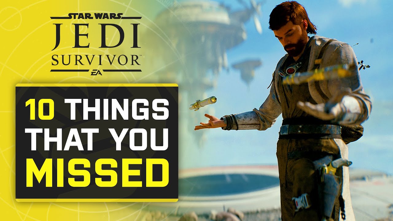 10 вещей, о которых вы даже не подозревали в игре Jedi: Survivor...