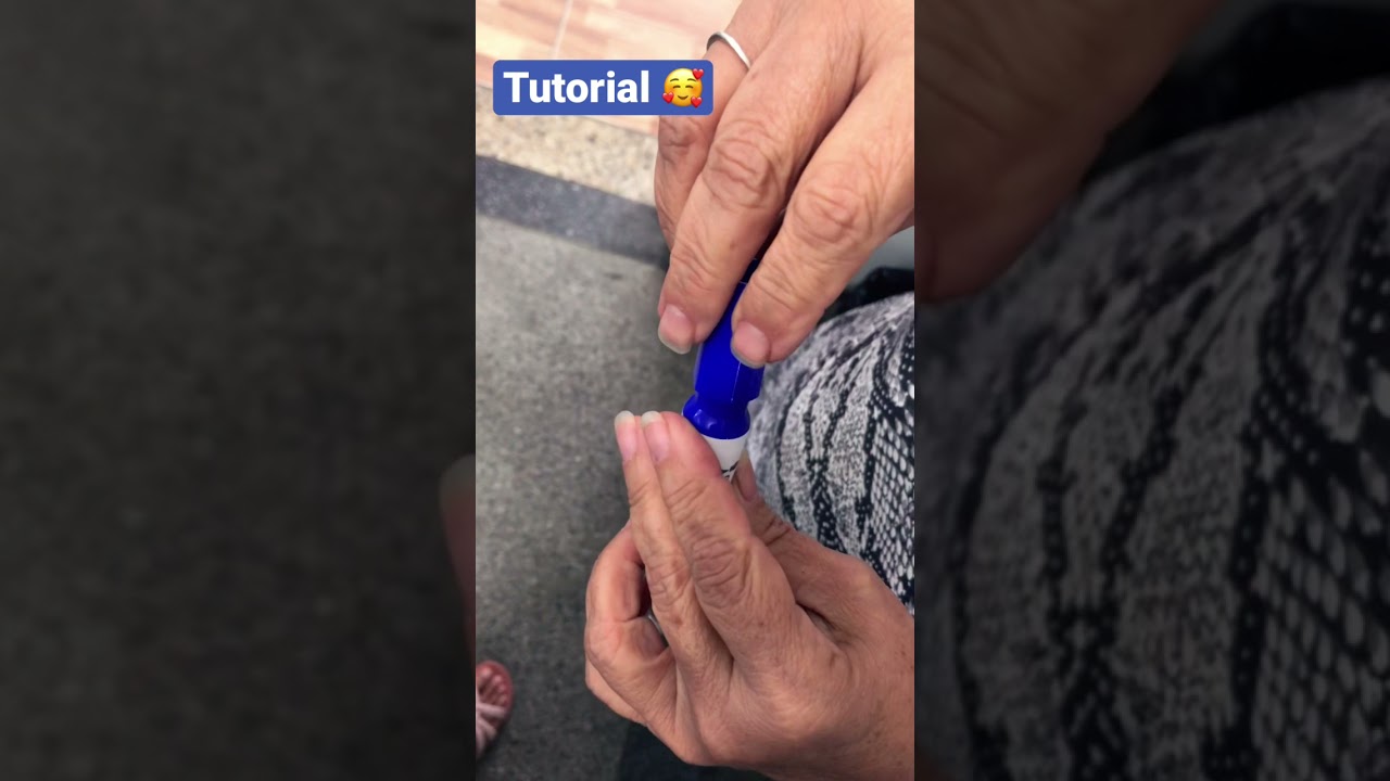 Tutorial de como recarregar o marcador de quadro branco.