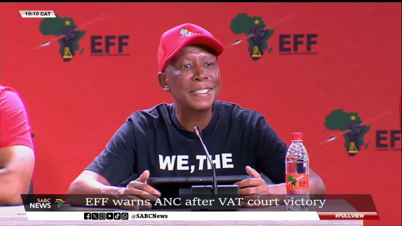 EFF warns ANC after VAT court victory