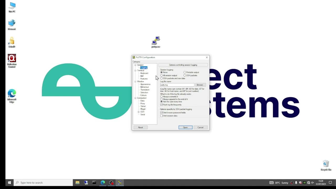 Easily Capture SQ Debug Logs Using PuTTY &ndash; Step-by-Step Setup