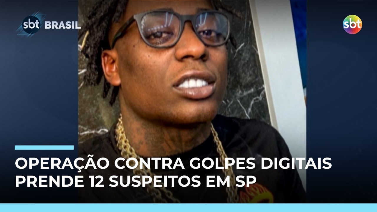 MC Negão Original é alvo de operação contra golpes digitais; 12 suspeitos são presos | #SBTBrasil