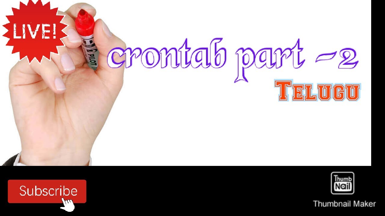 crontab  part-2//\\crontab in unix//\\ crontab with real time examples//2020