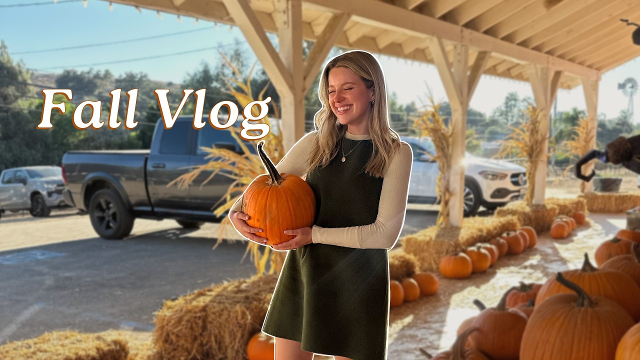FALL VLOG: exploring Julian CA, pumpkin patch, pie tasting, apple cider + antique shopping