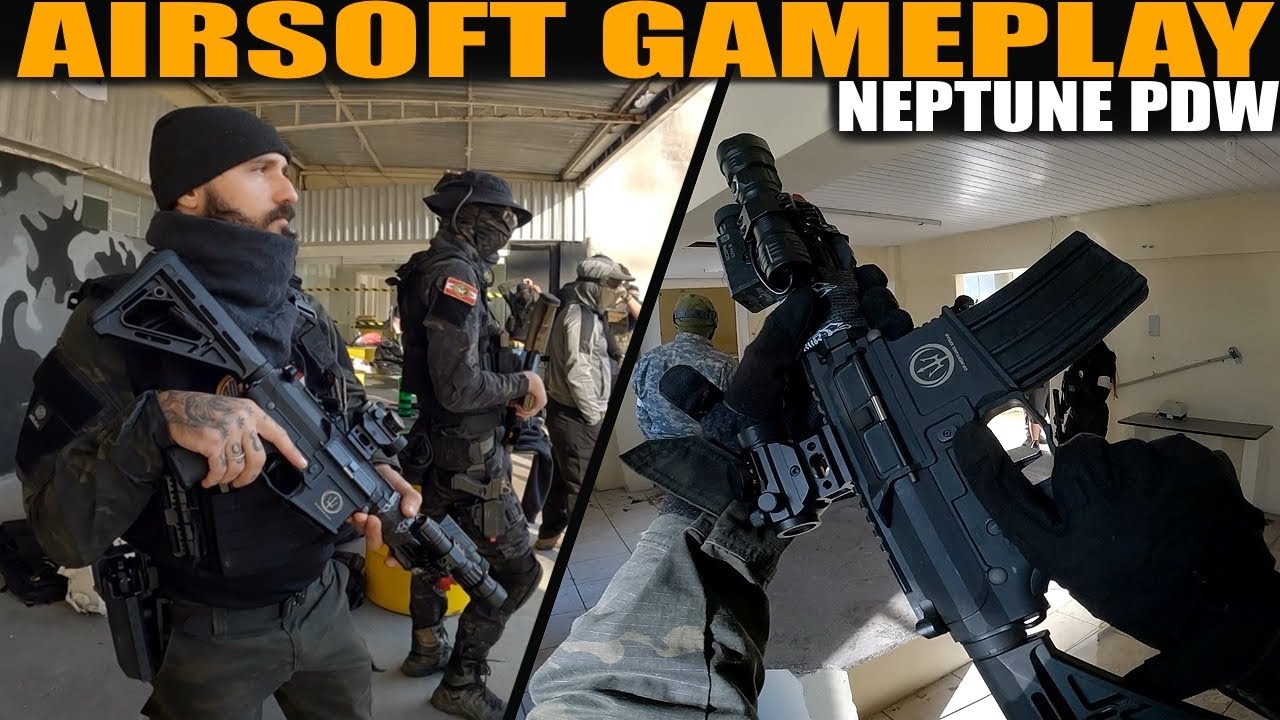 AIRSOFT NO HOSPITAL ABANDONADO DE BALNEARIO CAMBORIU - GAMEPLAY COM NEPTUNE PDW