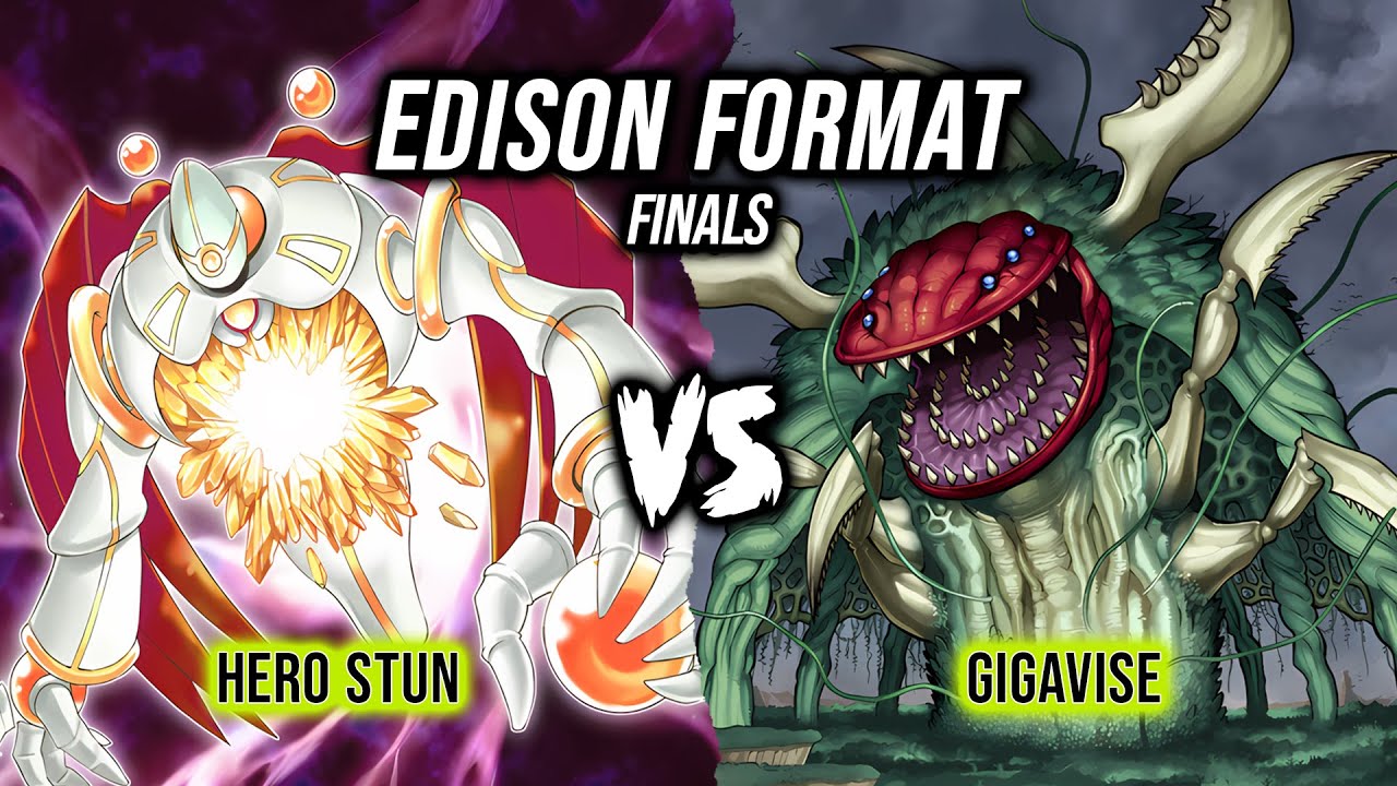 Yu-Gi-Oh! Edison Format Finals: Hero Stun Vs Gigavise