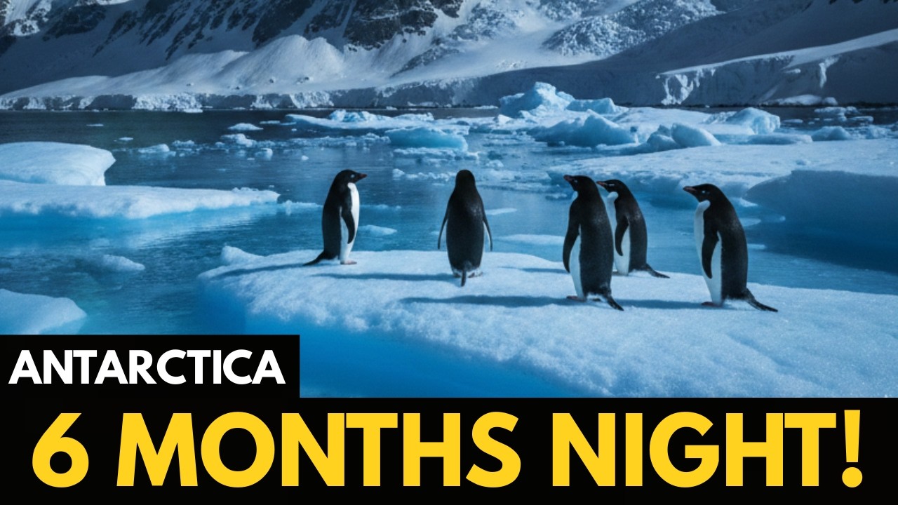 Why Antarctica Has 6 Months Night? | Earth Tilt 23.5° Explained Telugu