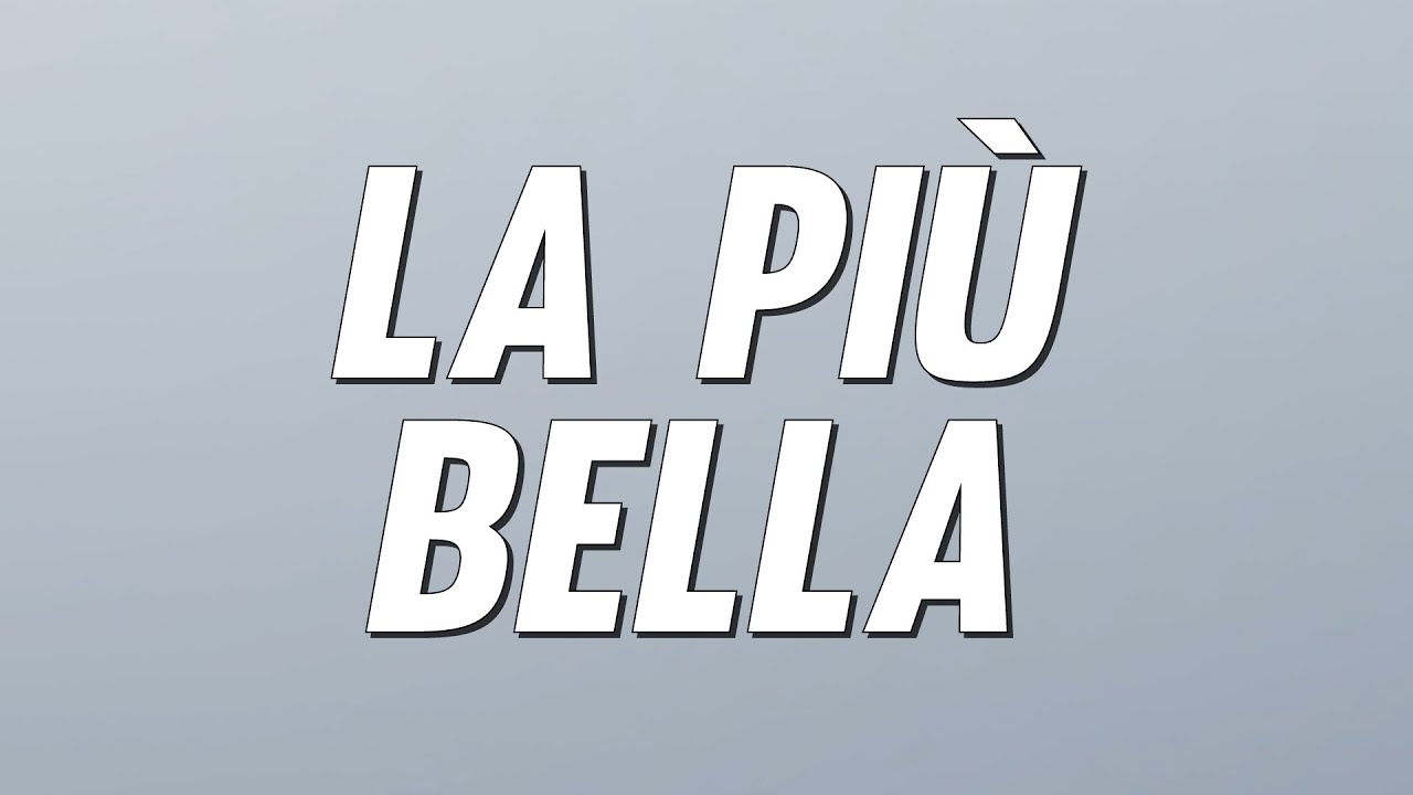 Anna Tatangelo - La Più Bella (Testo)