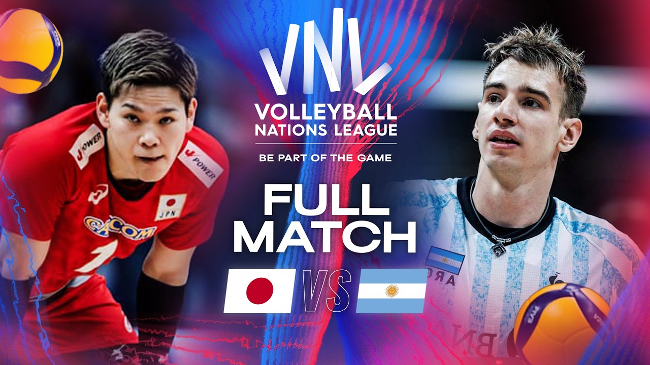 Japan 🇯🇵 vs. Argentina 🇦🇷 - 2024 VNL | Full Match - Week 1