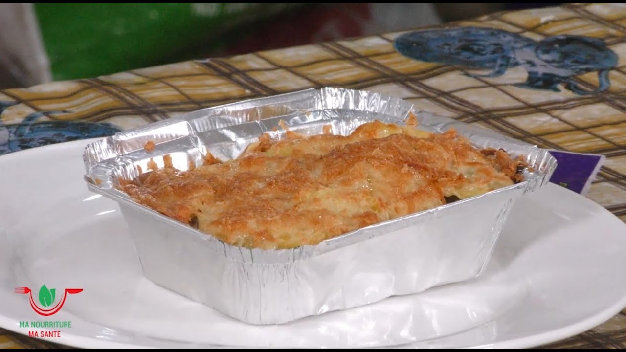 MENU GRATIN DE POMME DE TERRE A LA VIANDE HACHÉE.