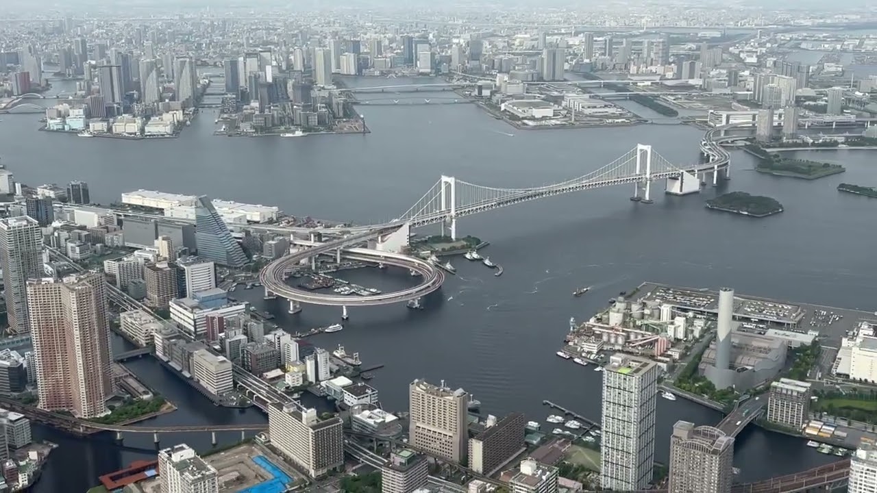 【Flight】レアな東京上空を飛んで羽田空港16レフトアプローチの巻　Very rare flying over Tokyo city approach to Haneda