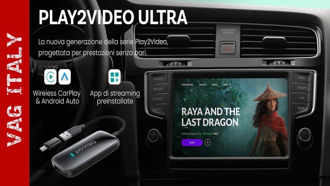 Ottocast Play2Video Ultra è il Video Box multimediale che non può mancare sulla tua auto!