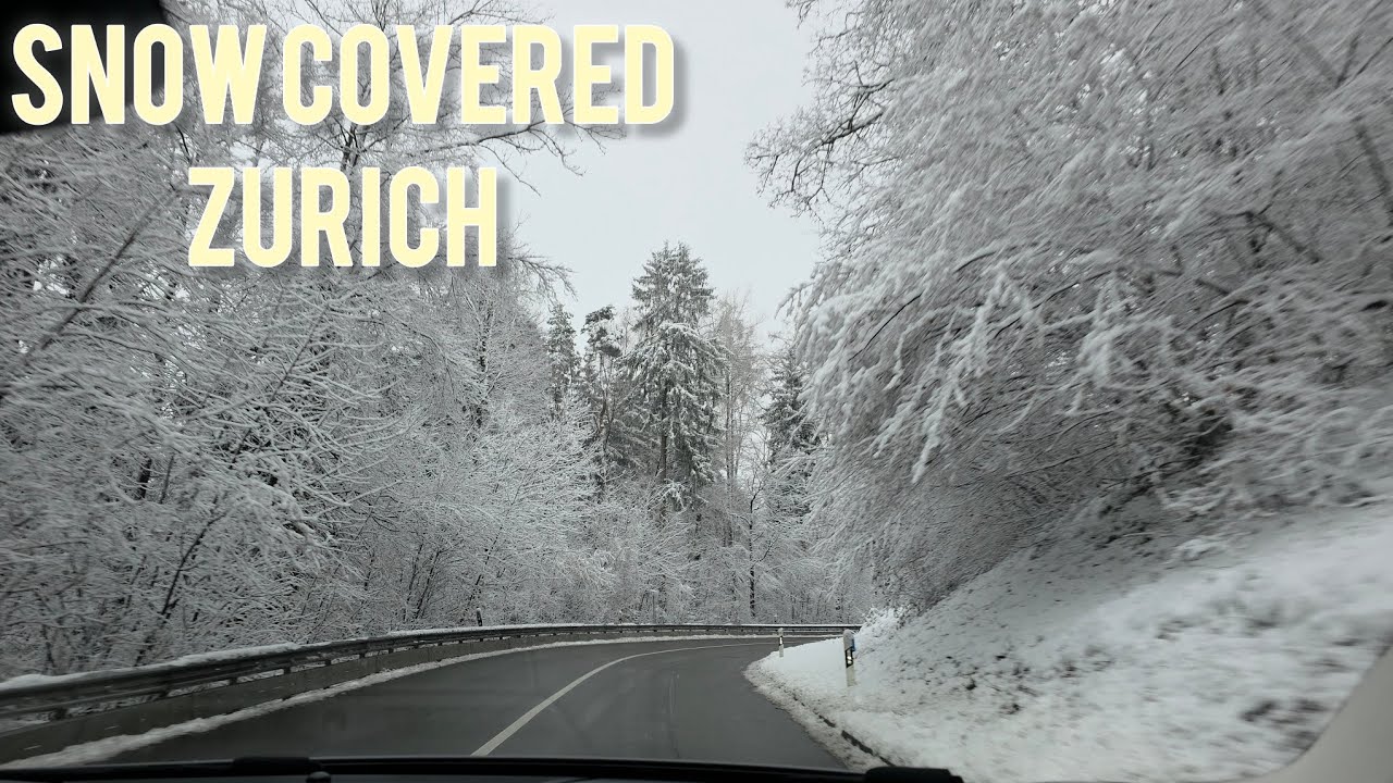 Snow Covered Zurich | January 2026 | Switzerland 🇨🇭 | Winter Wonderland #zurich #b2clicks #snowfall 