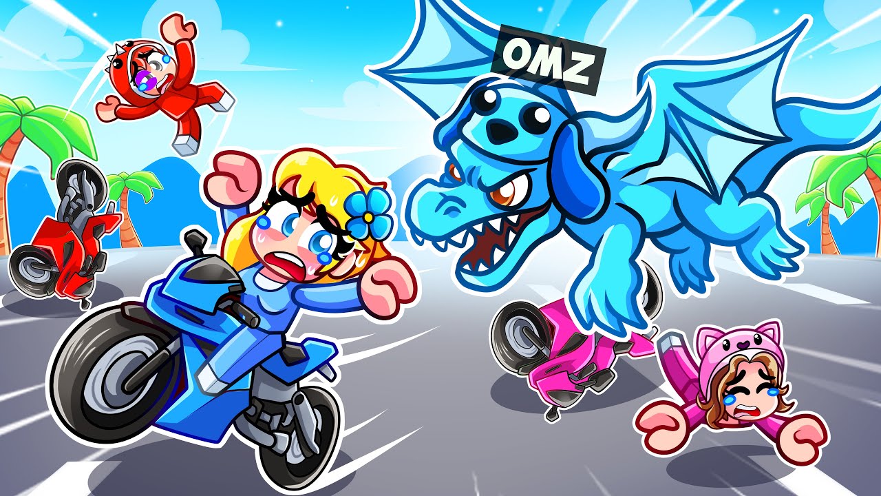 I Became A DRAGON In Motorcycle Mayhem! (Roblox)