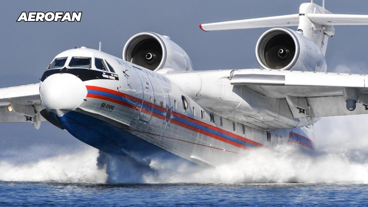 Incre&iacute;ble! Despegue del Poderoso Hidroavi&oacute;n Sovi&eacute;tico Be-200