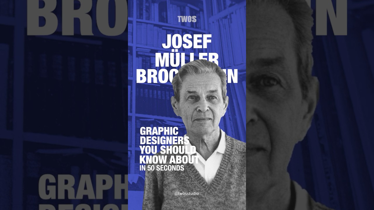 Josef M&uuml;ller-Brockmann: Graphic Designers You Should Know About