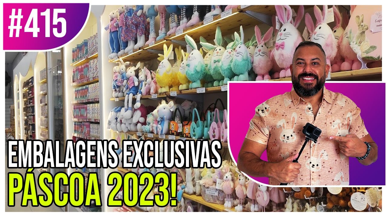 EMBALAGENS E DECORAÇÃO PARA PÁSCOA 2023! RIZZO ENCANTO 25 DE MARÇO #415