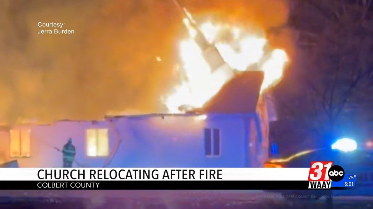 Colbert County church destroyed by fire days before Easter