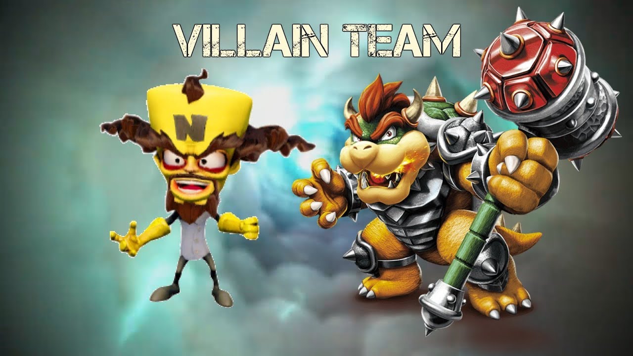 Hammer Slam Bowser and Dr. Neo Cortex: Villain Team