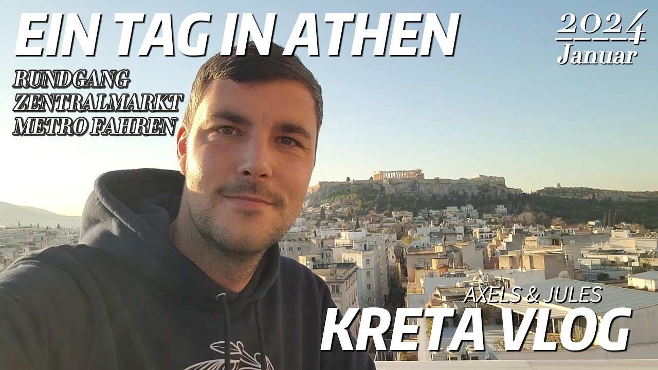 ATHEN 2024 - Rundgang, Zentralmarkthalle, Metro fahren