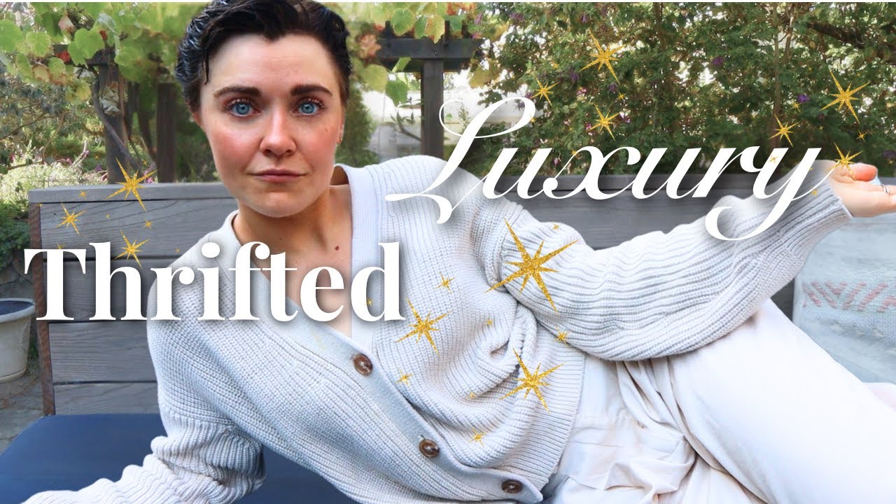 How I curate my ALL-THRIFT Luxurious Wardrobe