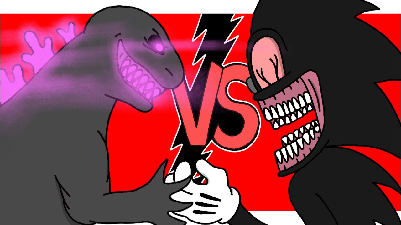 Shin Cartoon EXE vs Shin Godzilla (Animation)