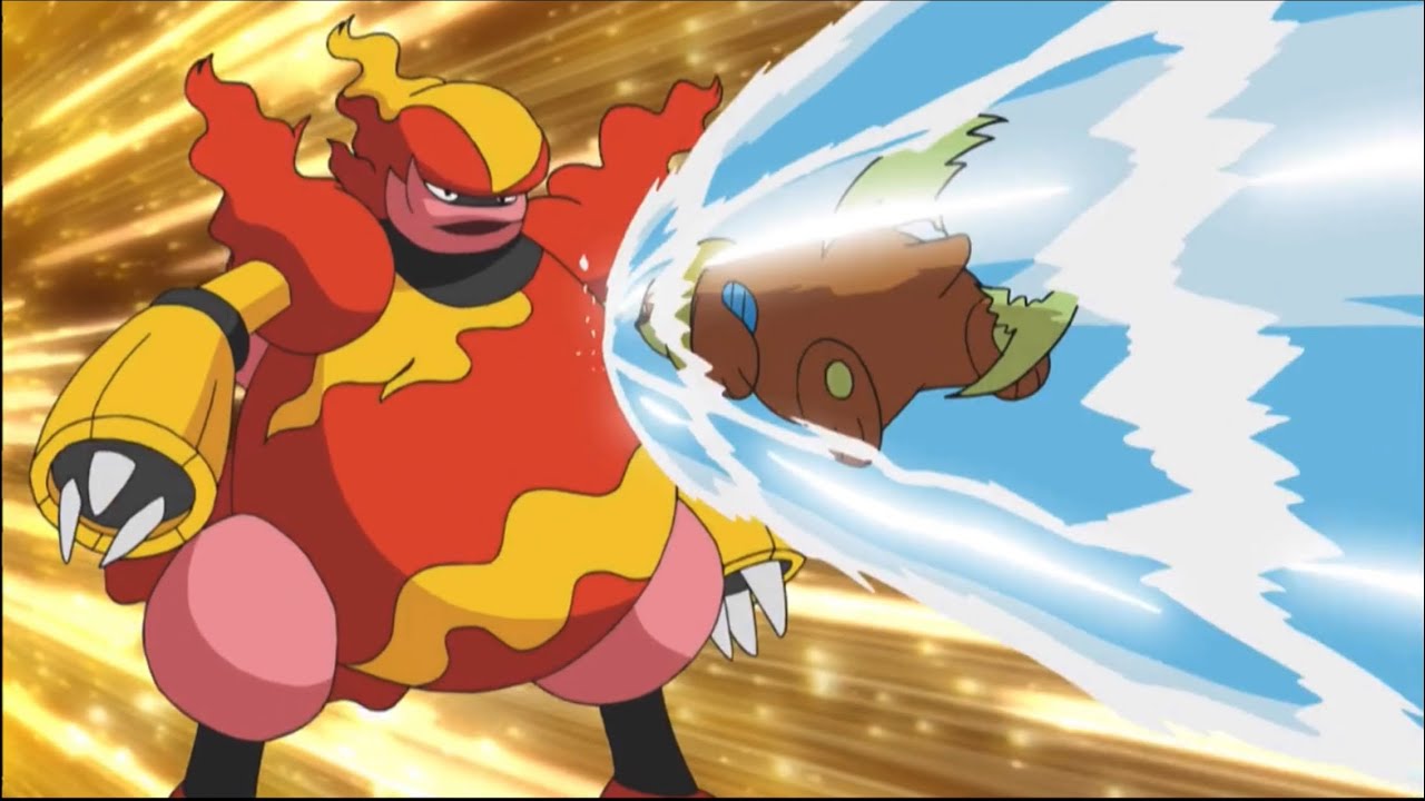 [Pokemon Battle] - Magmortar Vs Buizel 