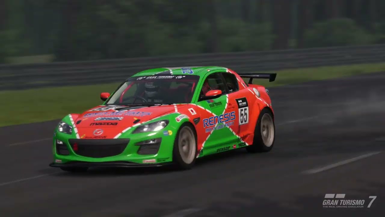 Gran Turismo 7 - Mazda RX-8 Spirit R '12 with 787B Engine Swap in Le Mans Replay (PS5 Pro - 60 FPS)