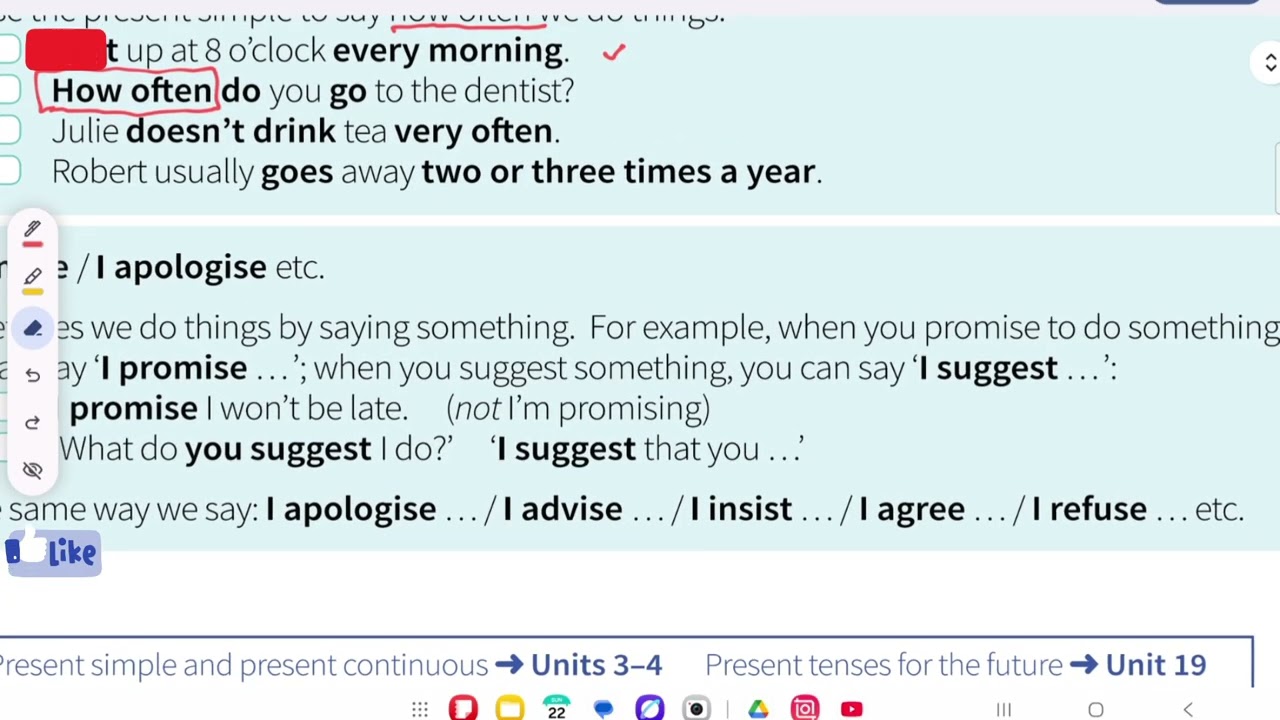 Present Simple Tense | English Grammar in Use #english #learning #mechvate #englishgrammar