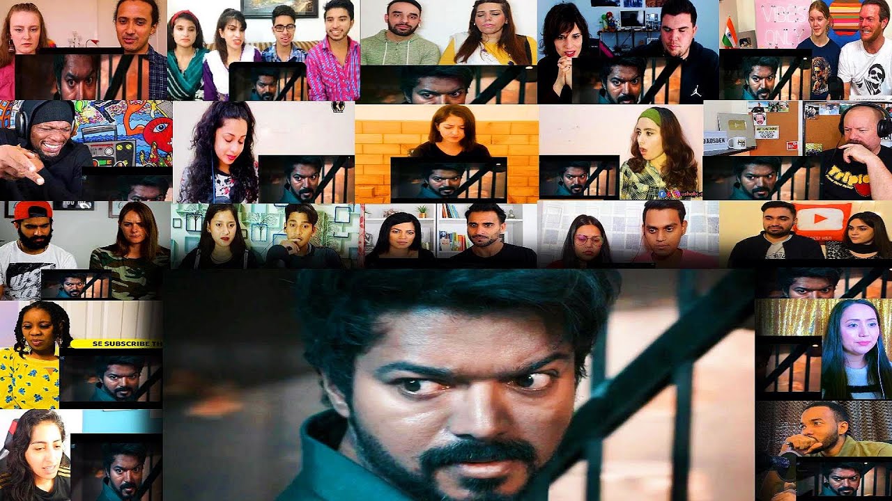 Master Interval Fight Scene | Thalaphathy Vijay vs Vijay Sethupathi | Mixed Mashup Reaction