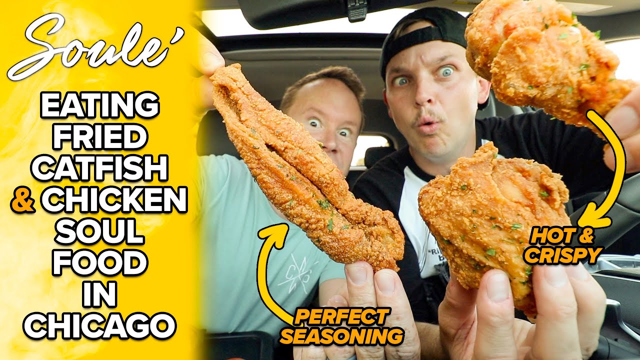 Eating Fried Catfish & Fried Chicken Soul Food from Soulé in North Lawndale | Chicago, IL