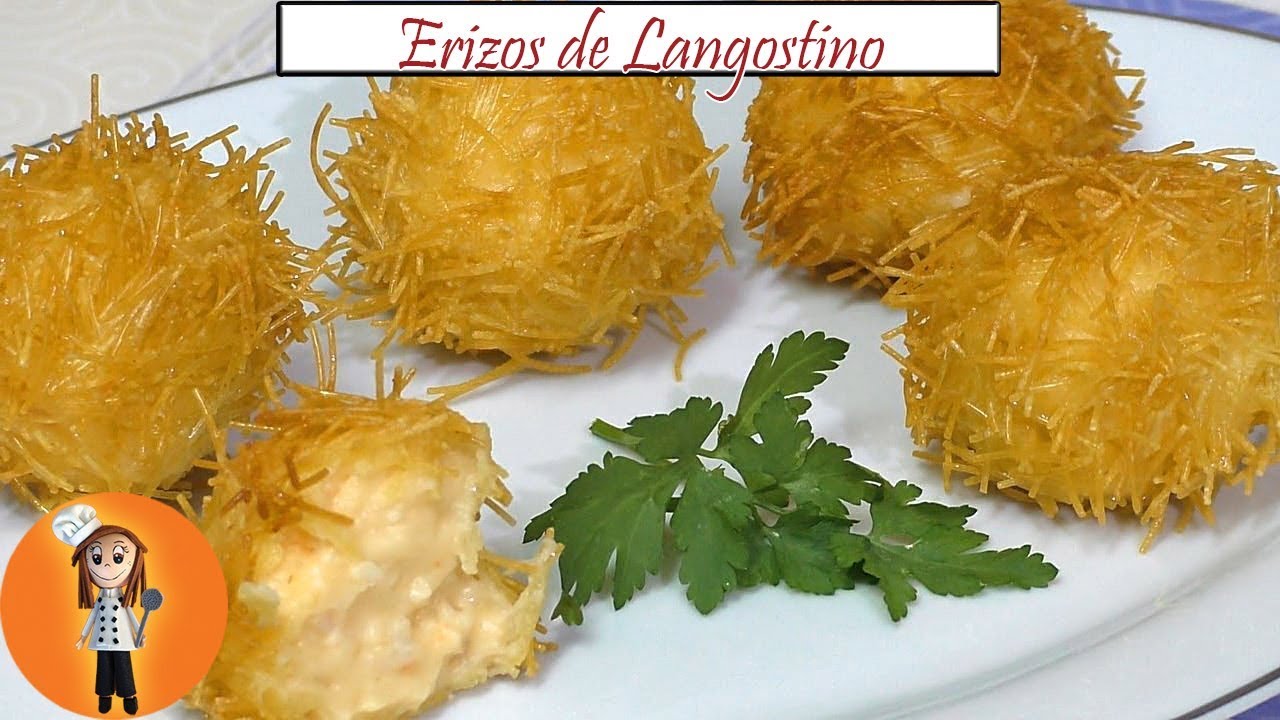 Erizos de Langostino | Receta de Cocina en Familia