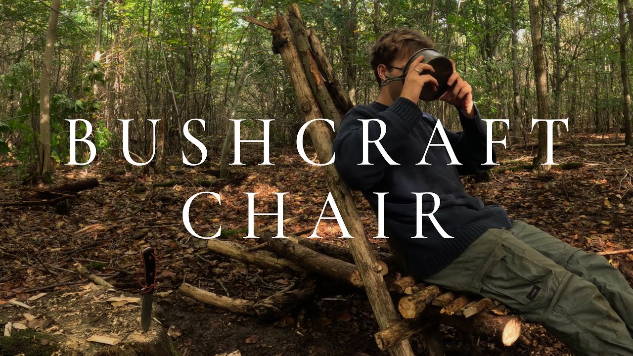 Fabriquer une Chaise Sans Cordage - Bushcraft