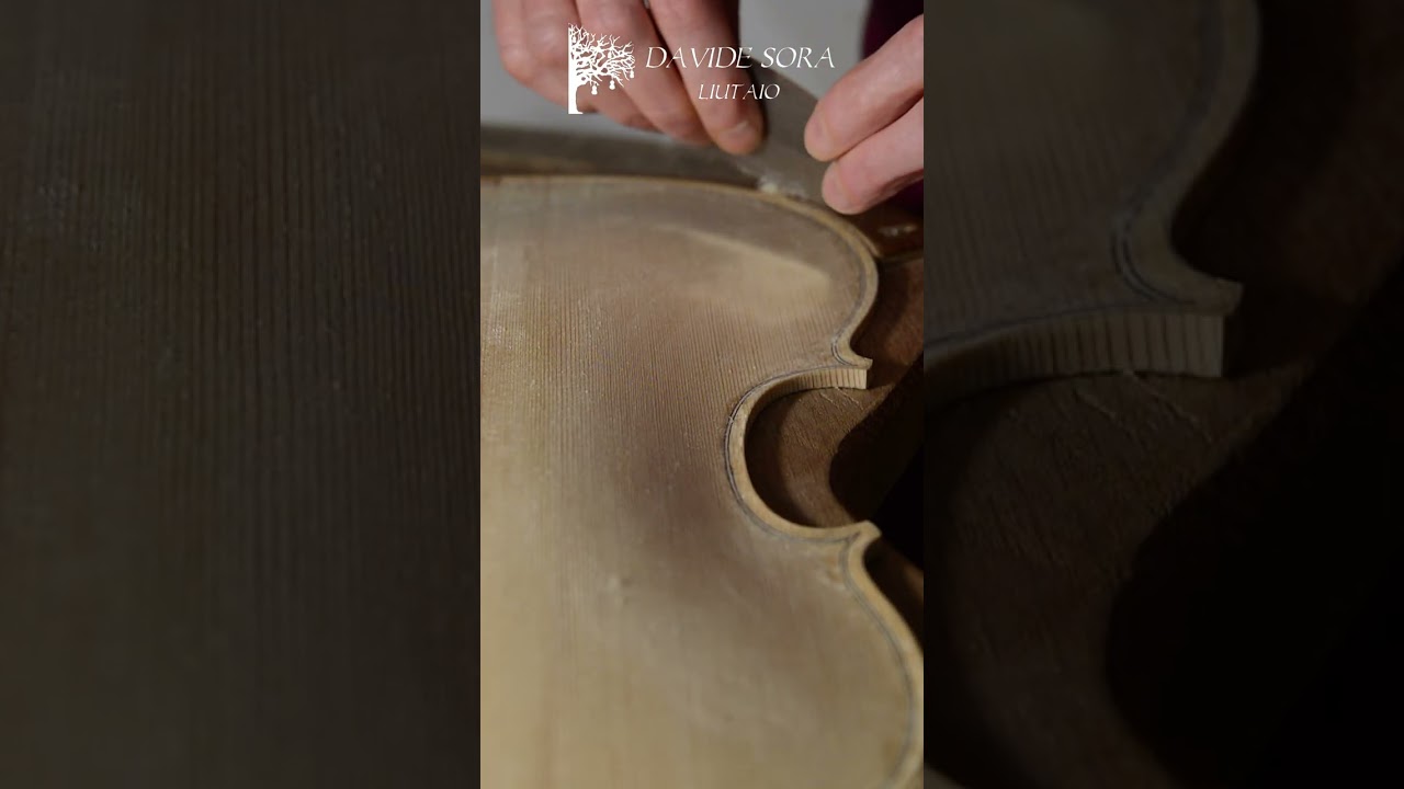 CLOSE UP - Finitura dell'abete a rasiera - Scraper finish of the spruce - Viola 2025 