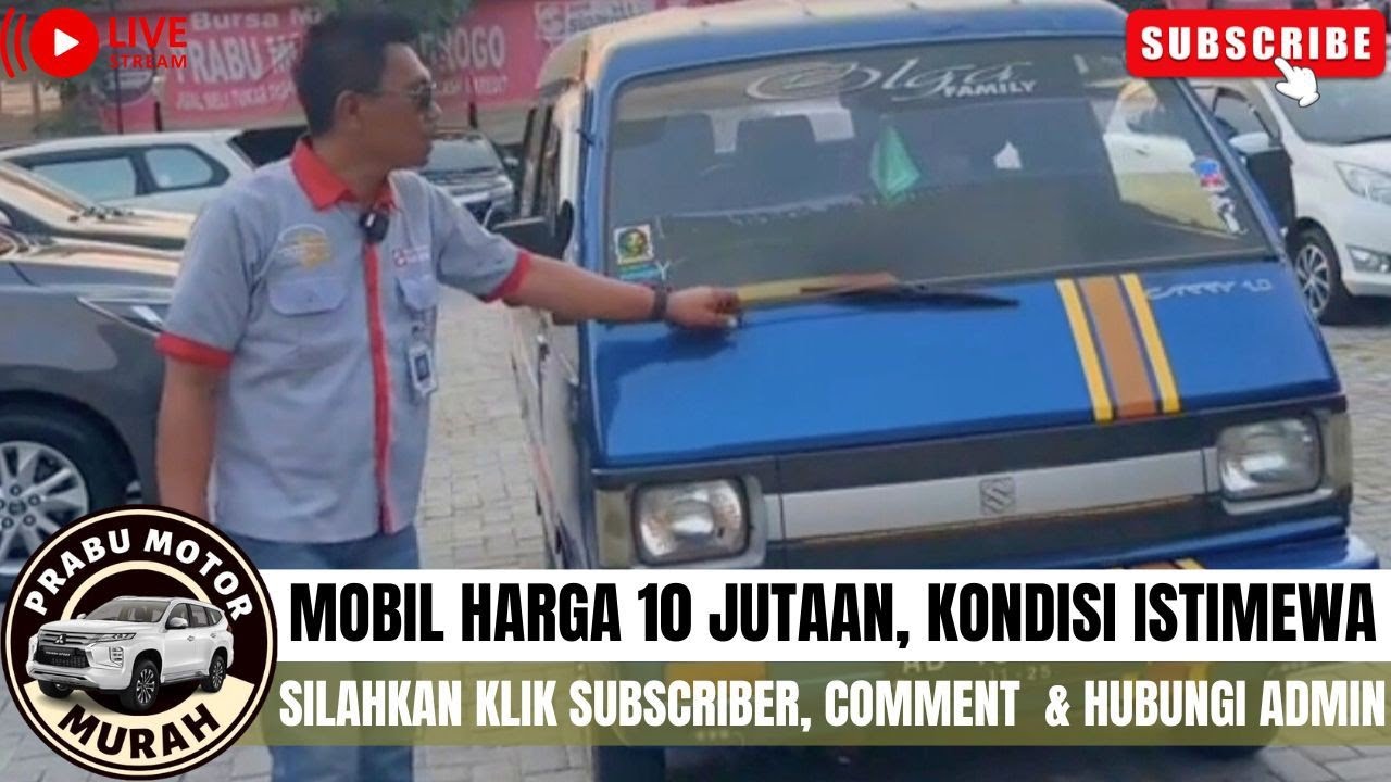 🔴MOBIL 10 JUTAAN, KONDISI ISTIMRWA⁉️REVIEW MOBIL MURAH DI PRABU MOTOR KLIK SUBSCRIBER & COMMET‼️