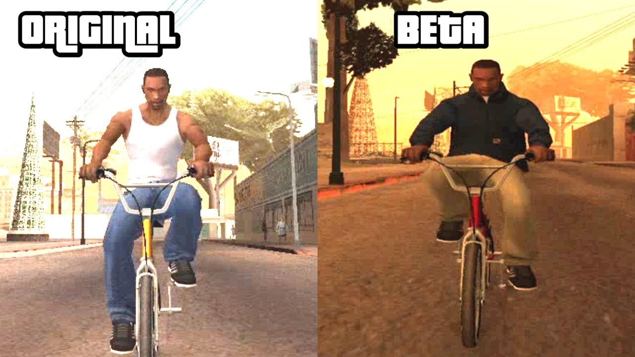 GTA San Andreas Original Vs Beta Comparison
