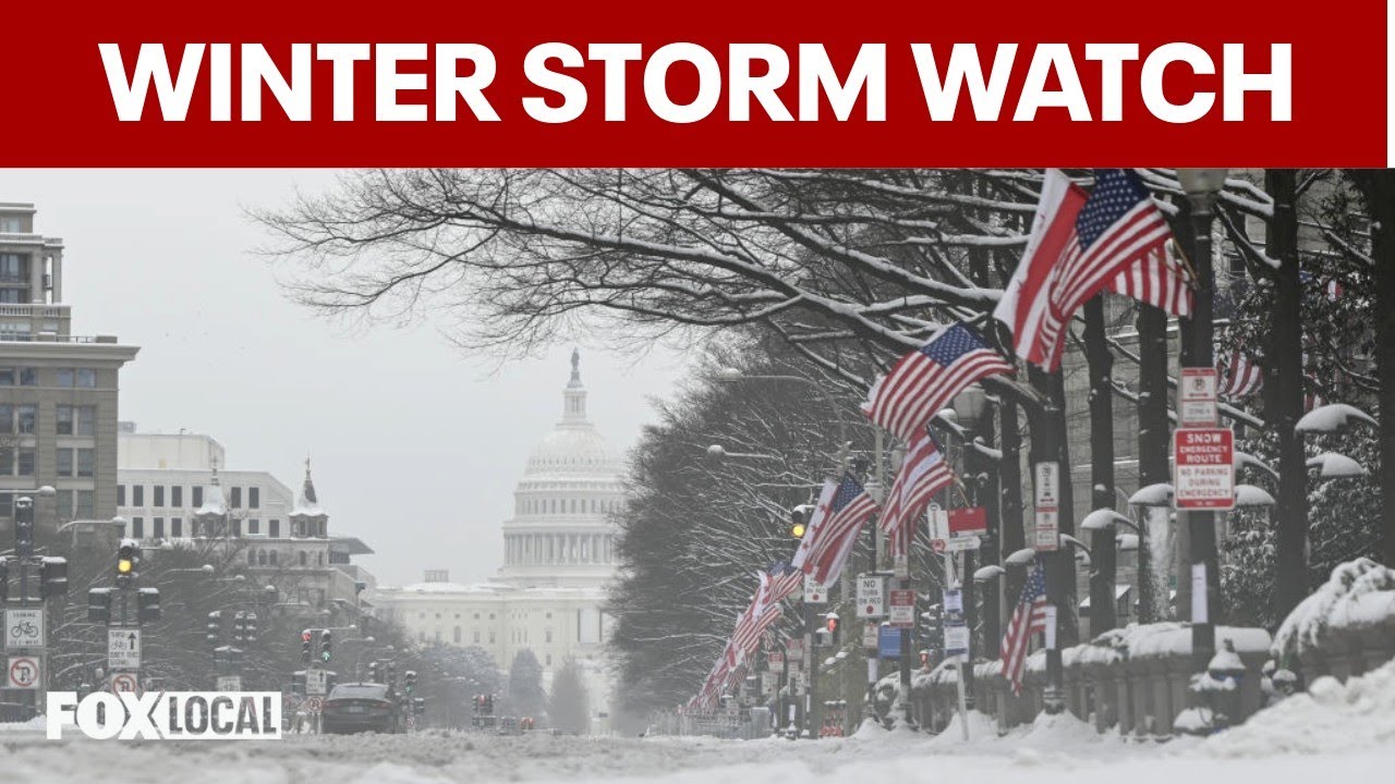 Winter storm watch: DMV prepares for weekend snow