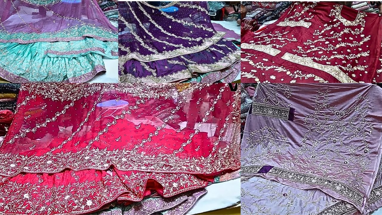 Latest Lucknowi Handwork Garare Bridal and Girlish Collection