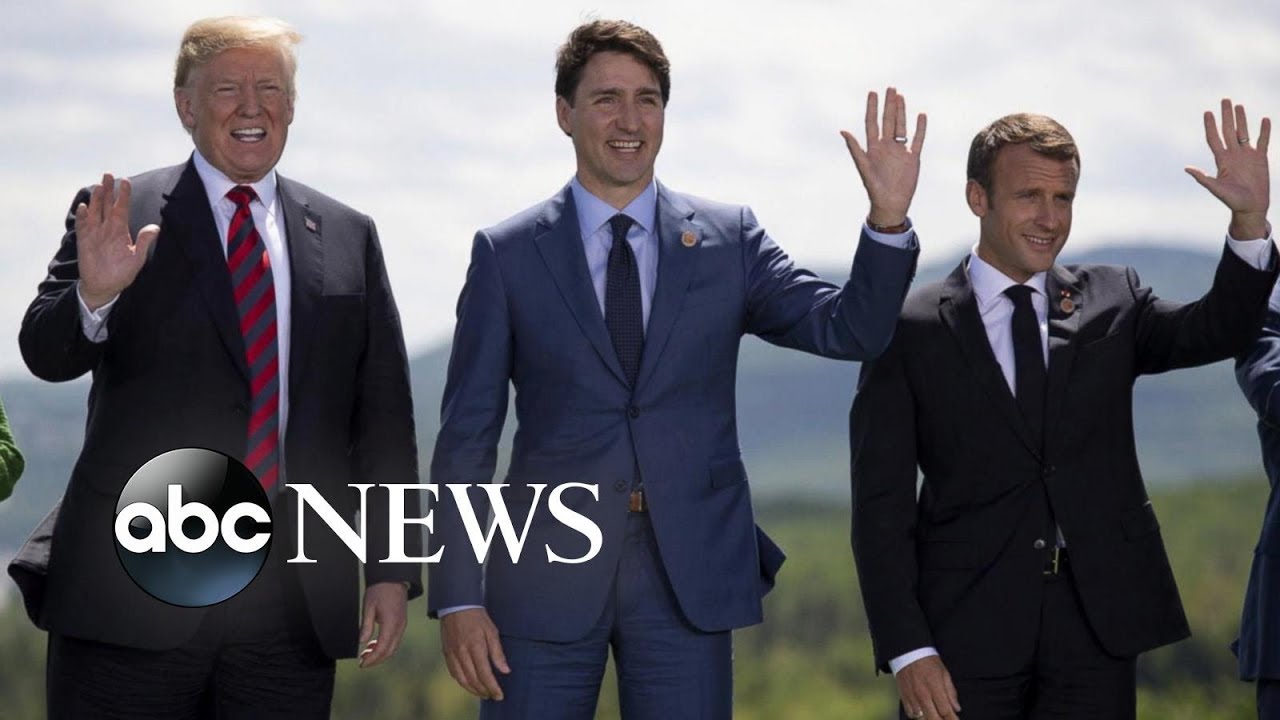 President Trump meets with world leaders at G7 summit