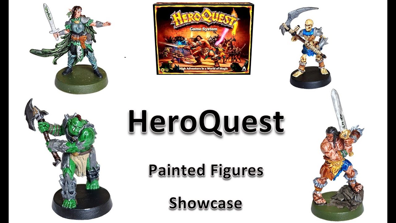 HeroQuest Painted Figures Showcase - Avalon Hill Board Game