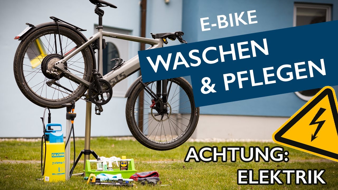 Richtig E-Bike putzen | Achtung Elektronik
