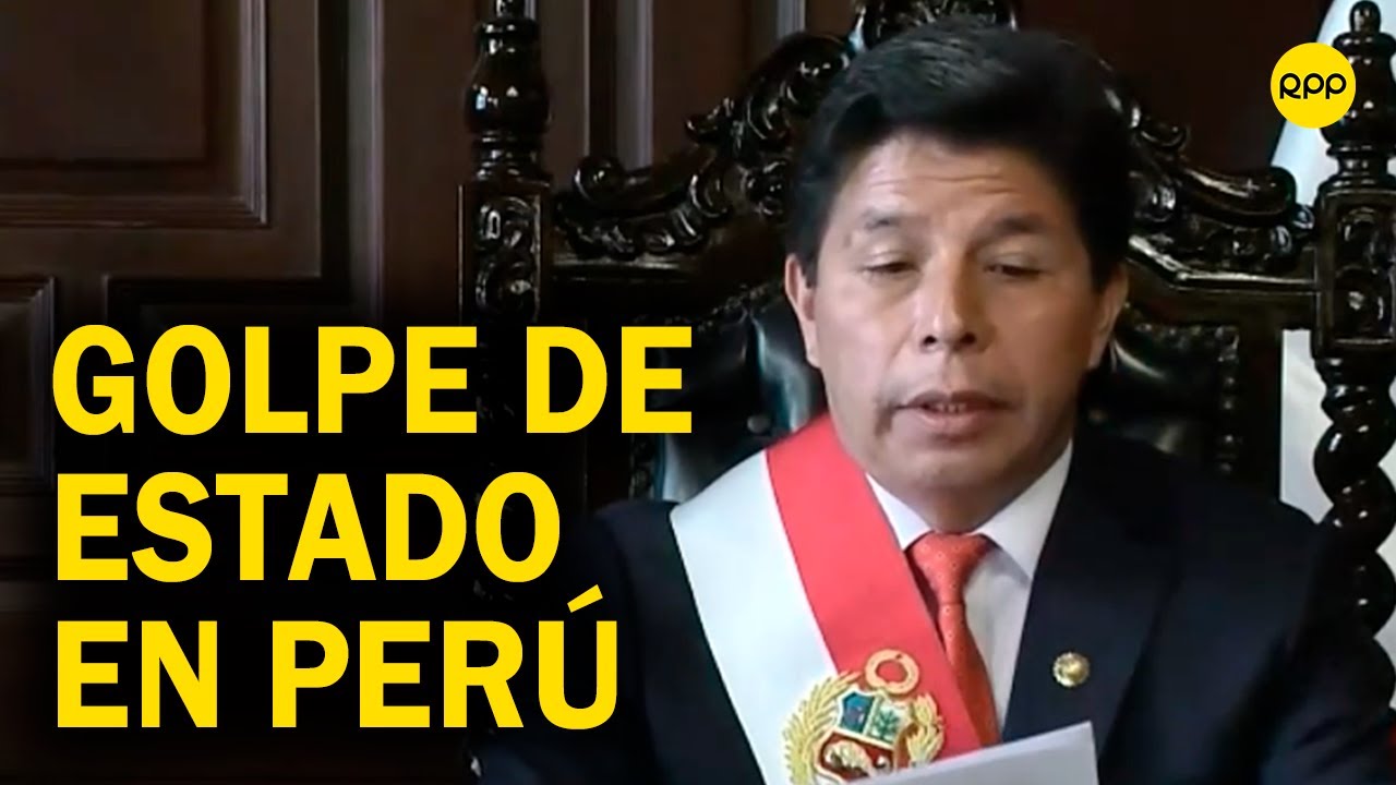 Golpe de Estado en Perú: Momento en el que Pedro Castillo disolvió el Congreso