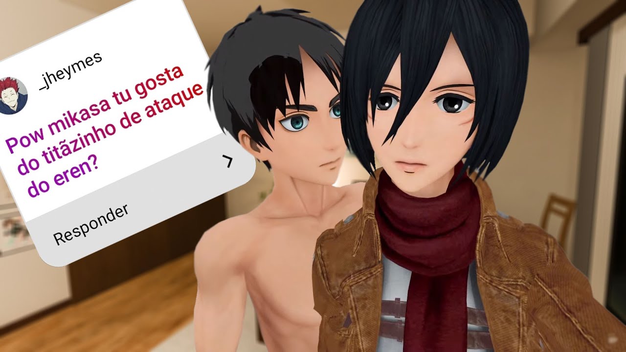 Eren e Mikasa Respondem 2 no Aot Vr