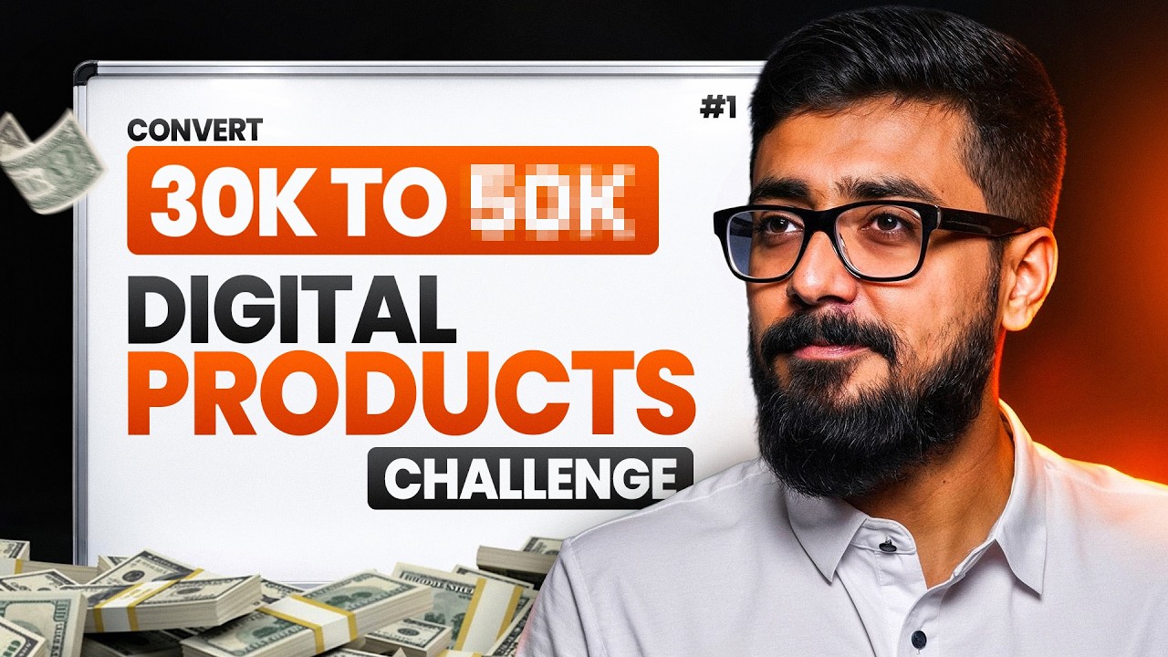 50k/Month Challenge by Selling Digital Products | Digital Products Complete Course #1